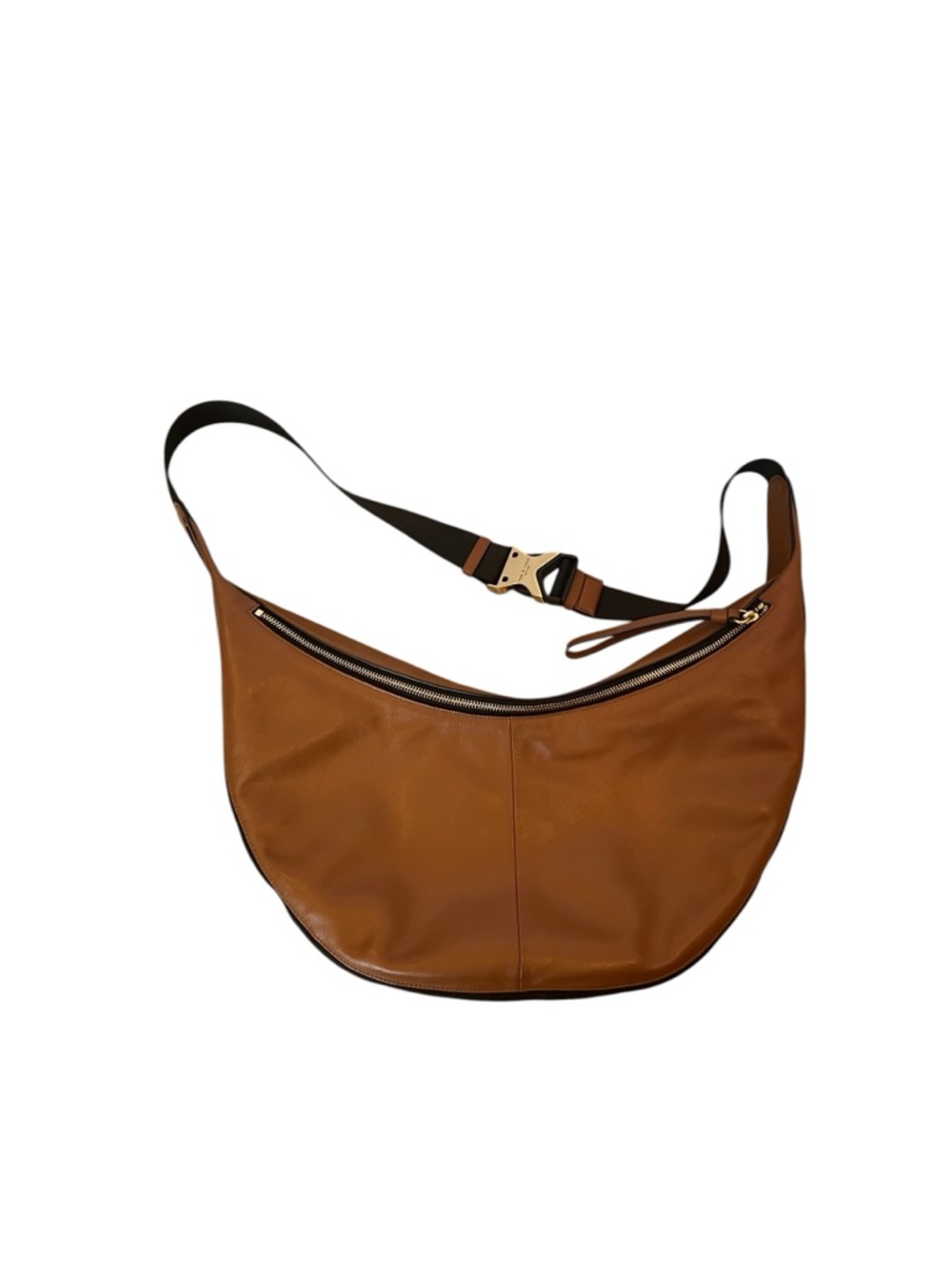 Rag & Bone Riser crossbody Leather Hobo Shoulder Bag in Cognac - Picture 6 of 9